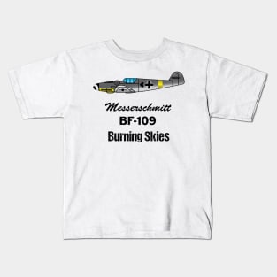 Messerschmidt Bf-109 Design Kids T-Shirt